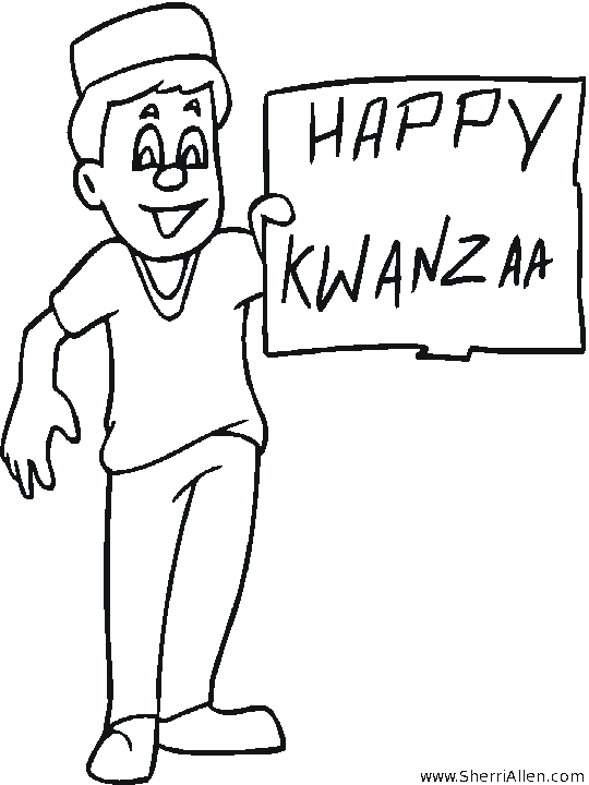 Disegno da colorare: Kwanzaa (Festività e occasioni speciali) #60471 - Pagine da Colorare Stampabili Gratuite