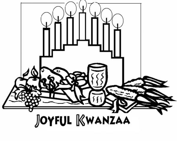Disegno da colorare: Kwanzaa (Festività e occasioni speciali) #60481 - Pagine da Colorare Stampabili Gratuite