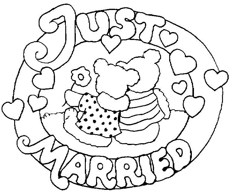 Disegno da colorare: Matrimonio (Festività e occasioni speciali) #55957 - Pagine da Colorare Stampabili Gratuite