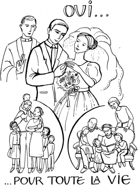 Disegno da colorare: Matrimonio (Festività e occasioni speciali) #55998 - Pagine da Colorare Stampabili Gratuite