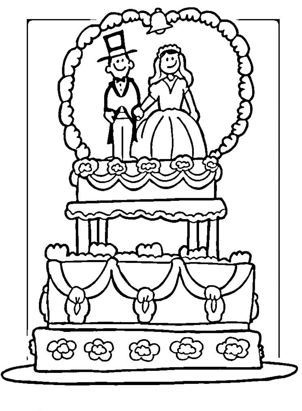 Disegno da colorare: Matrimonio (Festività e occasioni speciali) #56017 - Pagine da Colorare Stampabili Gratuite
