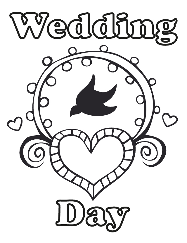 Disegno da colorare: Matrimonio (Festività e occasioni speciali) #56102 - Pagine da Colorare Stampabili Gratuite