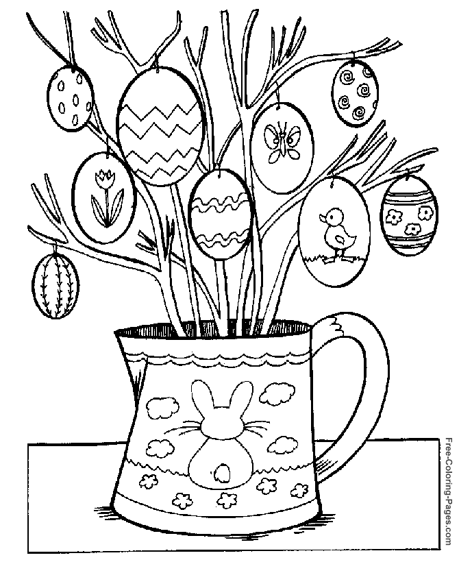 Disegno da colorare: Pasqua (Festività e occasioni speciali) #54356 - Pagine da Colorare Stampabili Gratuite