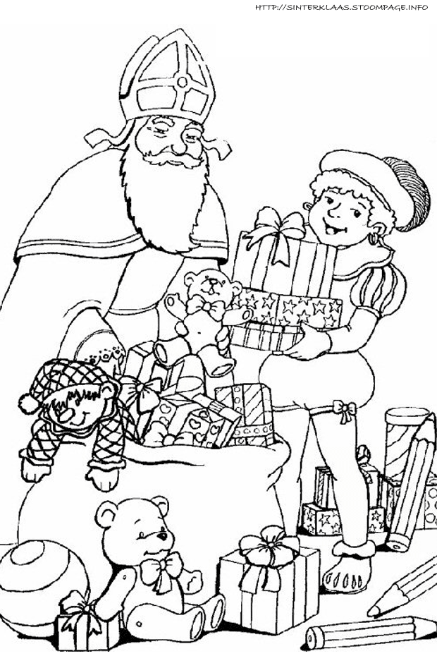 Disegno da colorare: San Nicola (Festività e occasioni speciali) #59169 - Pagine da Colorare Stampabili Gratuite
