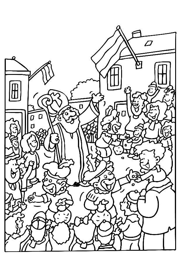 Disegno da colorare: San Nicola (Festività e occasioni speciali) #59288 - Pagine da Colorare Stampabili Gratuite