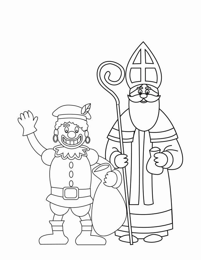 Disegno da colorare: San Nicola (Festività e occasioni speciali) #59363 - Pagine da Colorare Stampabili Gratuite