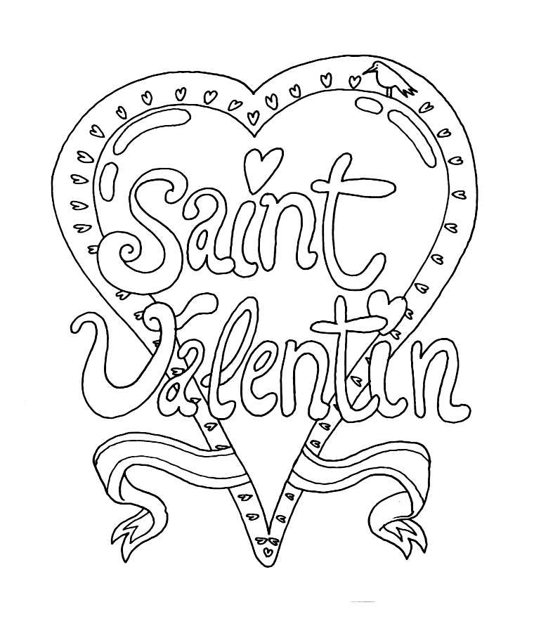 Disegno da colorare: San Valentino (Festività e occasioni speciali) #54008 - Pagine da Colorare Stampabili Gratuite