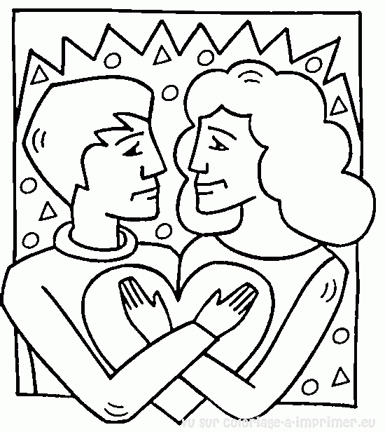 Disegno da colorare: San Valentino (Festività e occasioni speciali) #54210 - Pagine da Colorare Stampabili Gratuite