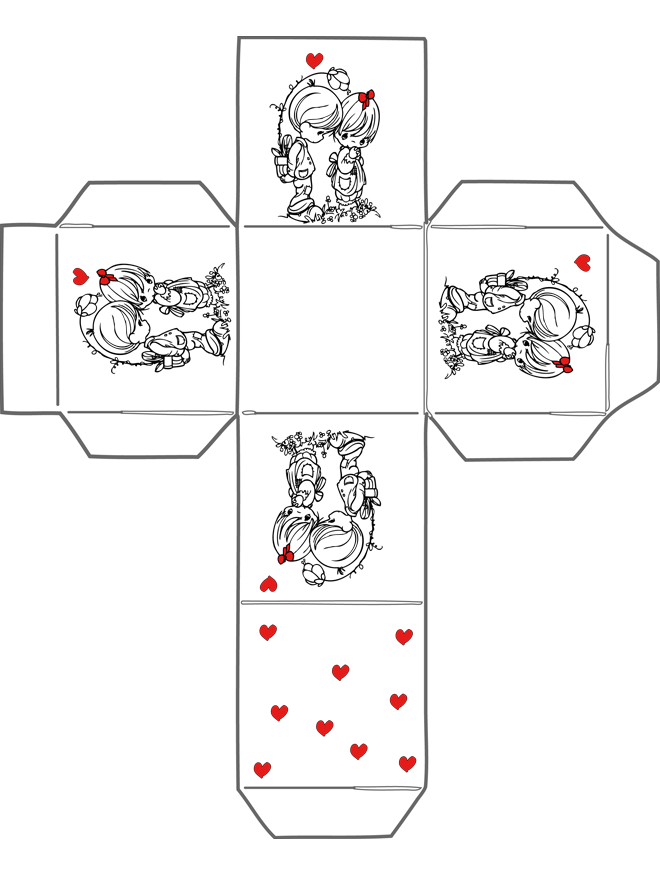 Disegno da colorare: San Valentino (Festività e occasioni speciali) #54250 - Pagine da Colorare Stampabili Gratuite