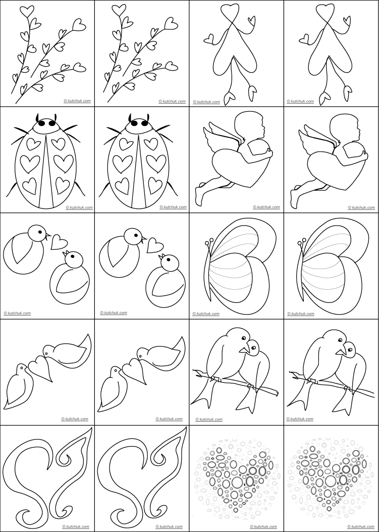 Disegno da colorare: San Valentino (Festività e occasioni speciali) #54271 - Pagine da Colorare Stampabili Gratuite