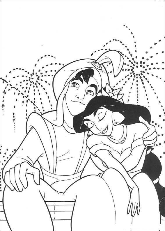 Disegno da colorare: Aladino (Film animati) #127715 - Pagine da Colorare Stampabili Gratuite