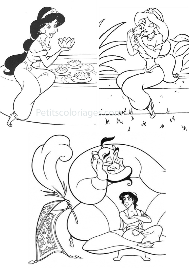 Disegno da colorare: Aladino (Film animati) #127730 - Pagine da Colorare Stampabili Gratuite