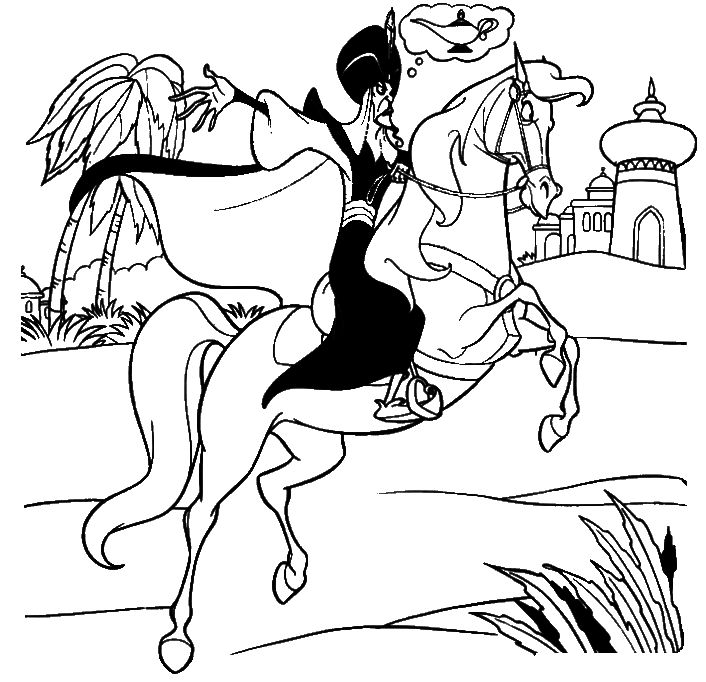Disegno da colorare: Aladino (Film animati) #127775 - Pagine da Colorare Stampabili Gratuite