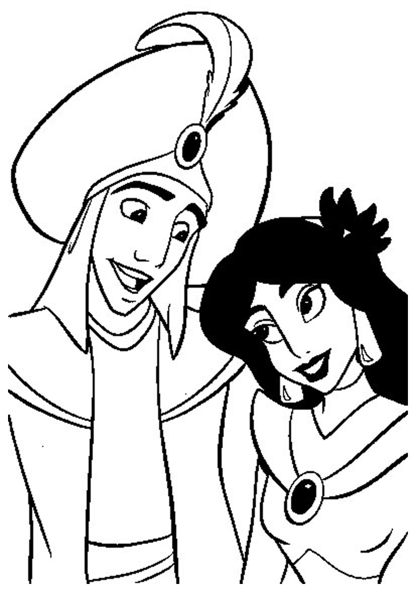 Disegno da colorare: Aladino (Film animati) #127787 - Pagine da Colorare Stampabili Gratuite