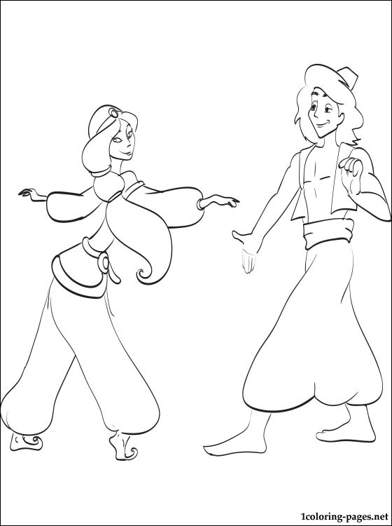 Disegno da colorare: Aladino (Film animati) #127797 - Pagine da Colorare Stampabili Gratuite