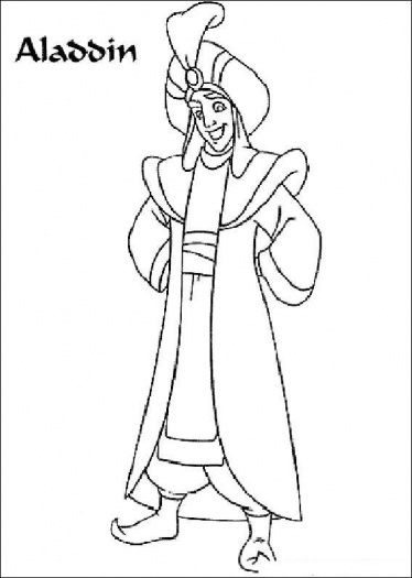 Disegno da colorare: Aladino (Film animati) #127821 - Pagine da Colorare Stampabili Gratuite