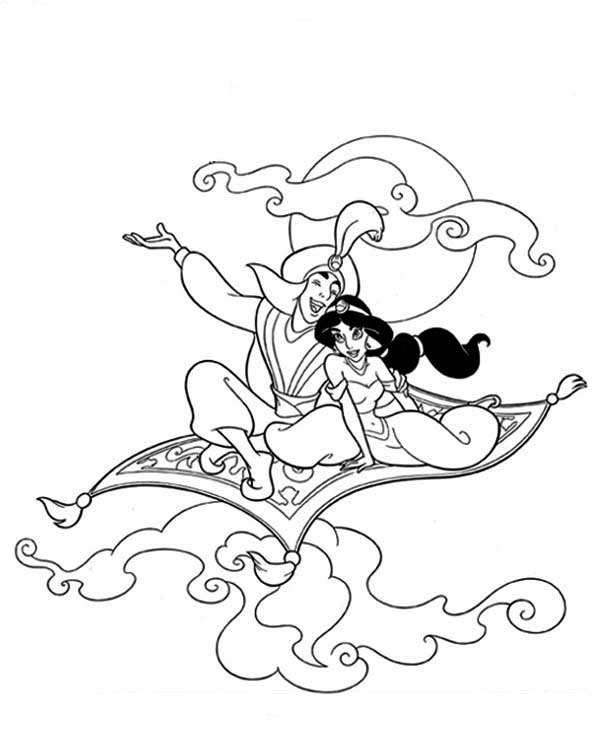 Disegno da colorare: Aladino (Film animati) #127849 - Pagine da Colorare Stampabili Gratuite