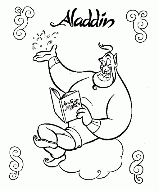 Disegno da colorare: Aladino (Film animati) #127854 - Pagine da Colorare Stampabili Gratuite