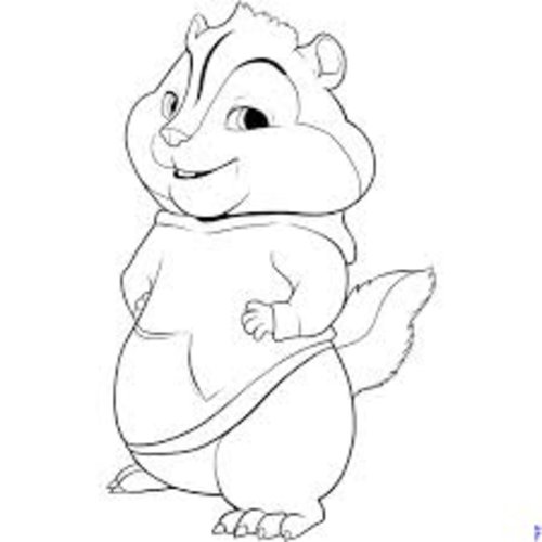 Disegno da colorare: Alvin e i Chipmunks (Film animati) #128267 - Pagine da Colorare Stampabili Gratuite