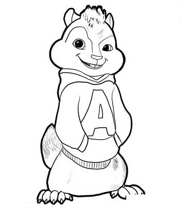 Disegno da colorare: Alvin e i Chipmunks (Film animati) #128282 - Pagine da Colorare Stampabili Gratuite