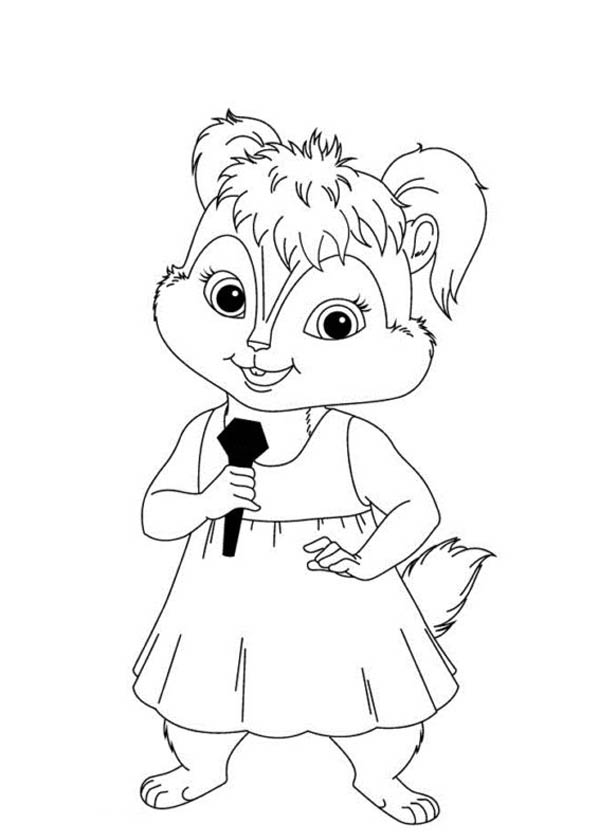 Disegno da colorare: Alvin e i Chipmunks (Film animati) #128356 - Pagine da Colorare Stampabili Gratuite