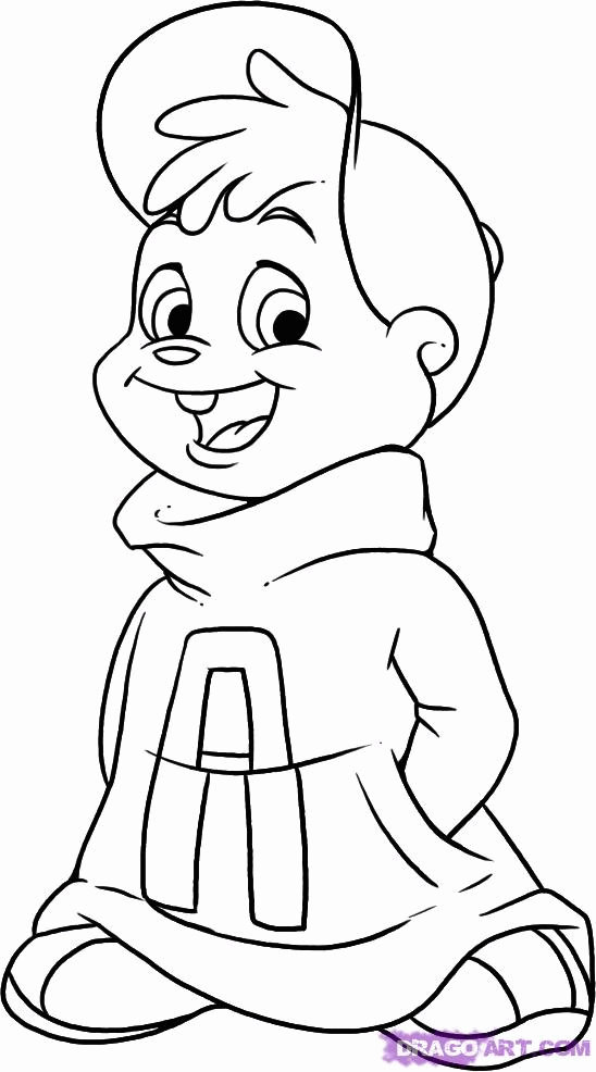 Disegno da colorare: Alvin e i Chipmunks (Film animati) #128389 - Pagine da Colorare Stampabili Gratuite