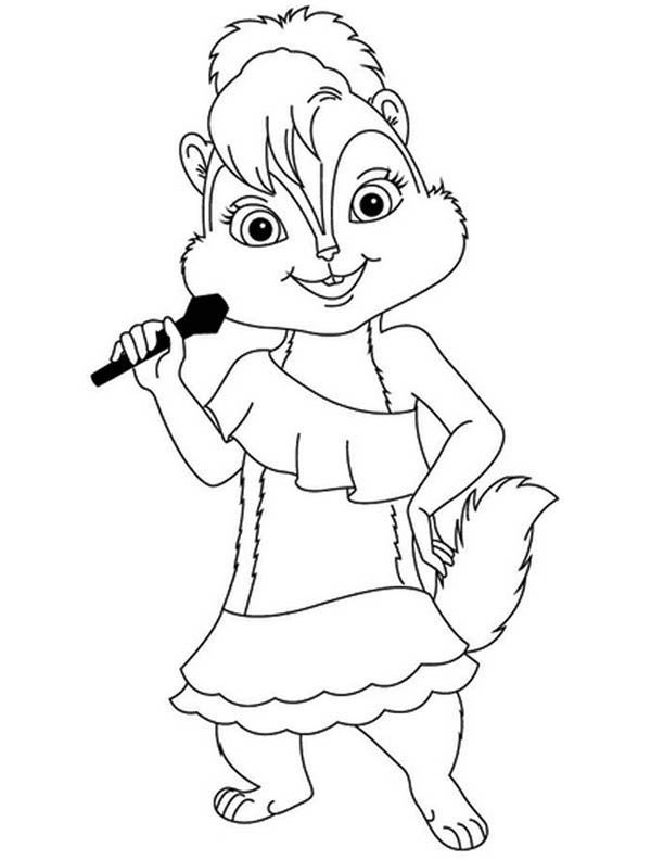 Disegno da colorare: Alvin e i Chipmunks (Film animati) #128452 - Pagine da Colorare Stampabili Gratuite