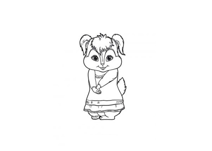 Disegno da colorare: Alvin e i Chipmunks (Film animati) #128453 - Pagine da Colorare Stampabili Gratuite