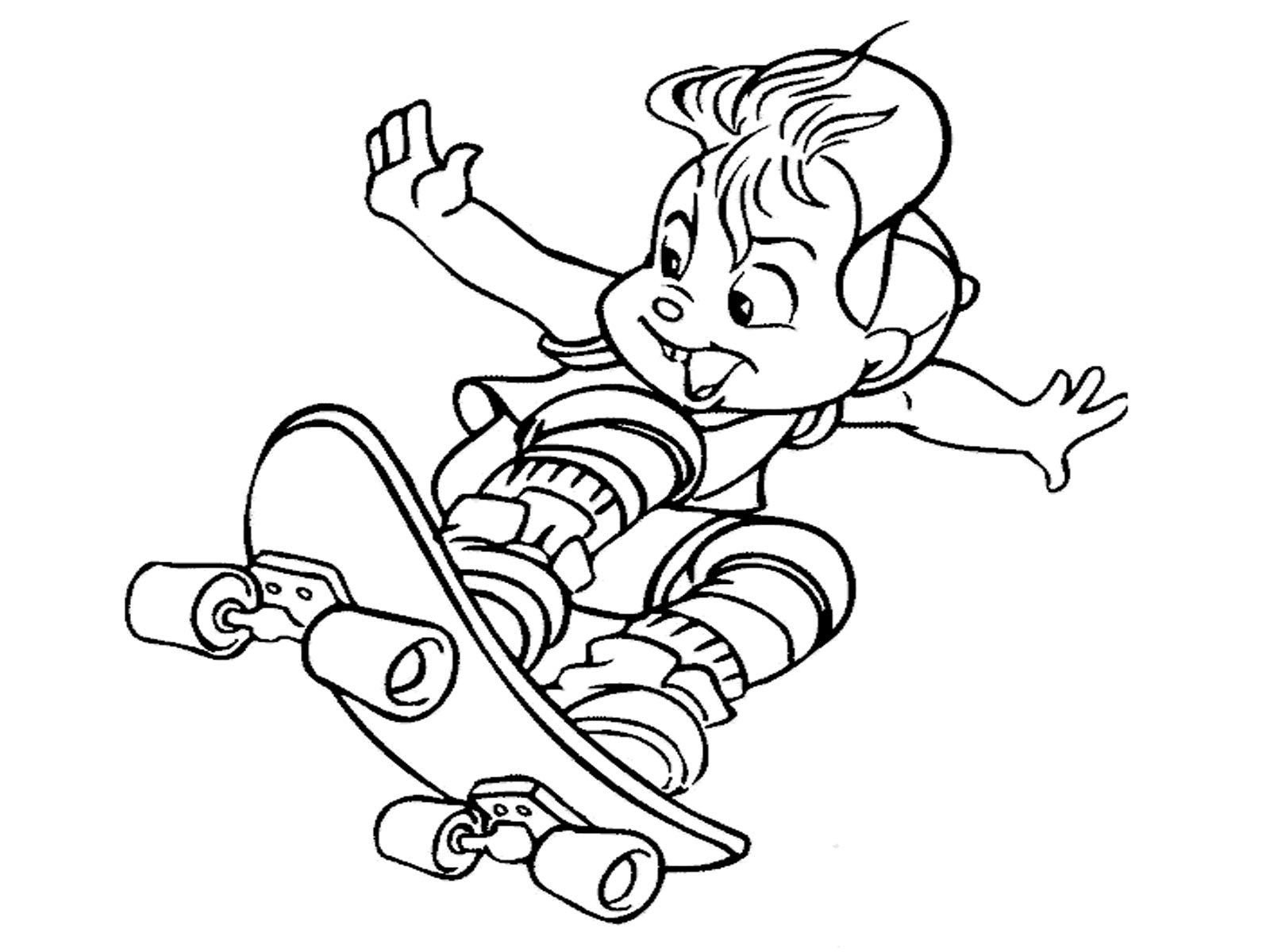 Disegno da colorare: Alvin e i Chipmunks (Film animati) #128455 - Pagine da Colorare Stampabili Gratuite