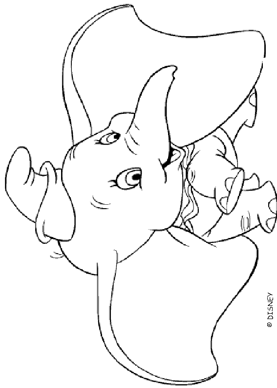 Disegno da colorare: Dumbo (Film animati) #170572 - Pagine da Colorare Stampabili Gratuite