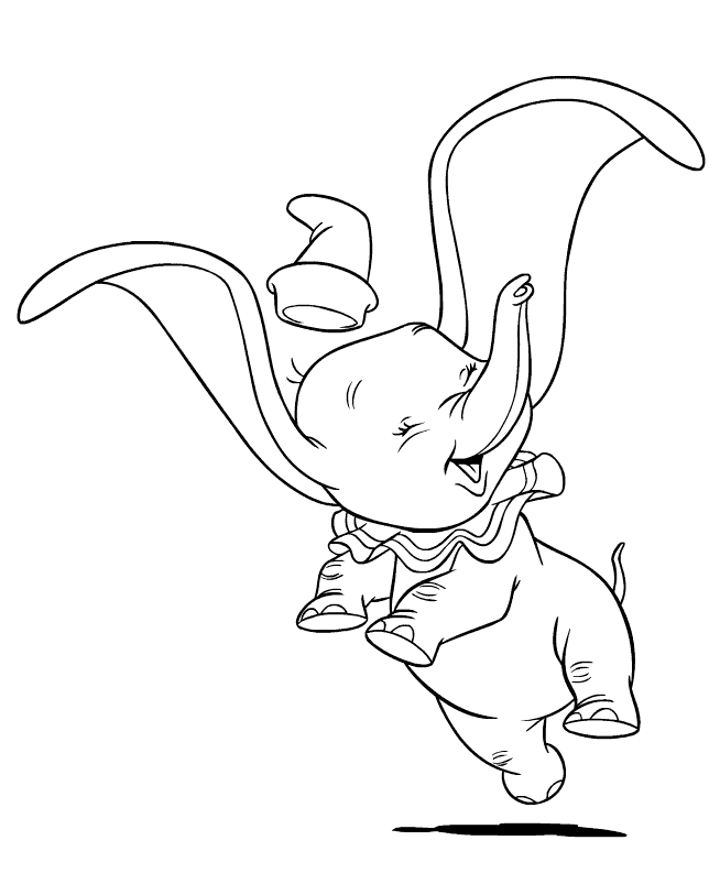 Disegno da colorare: Dumbo (Film animati) #170573 - Pagine da Colorare Stampabili Gratuite