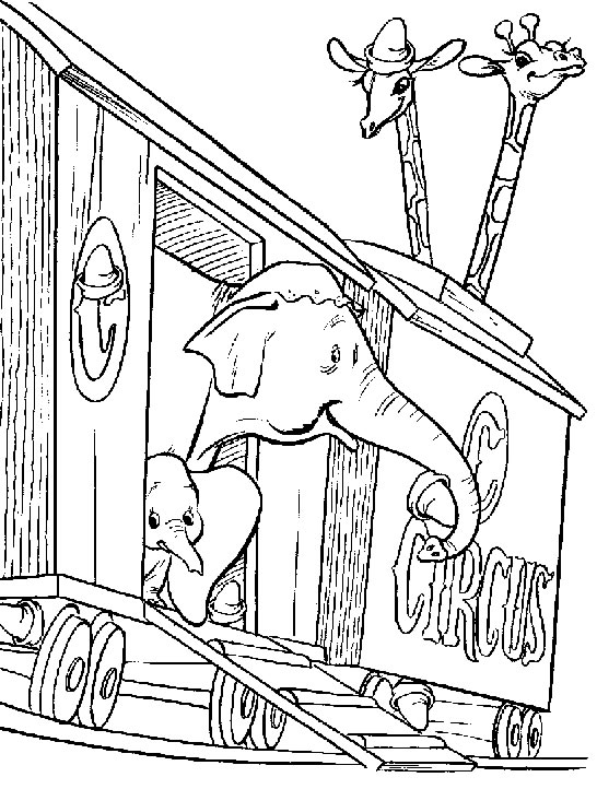 Disegno da colorare: Dumbo (Film animati) #170574 - Pagine da Colorare Stampabili Gratuite