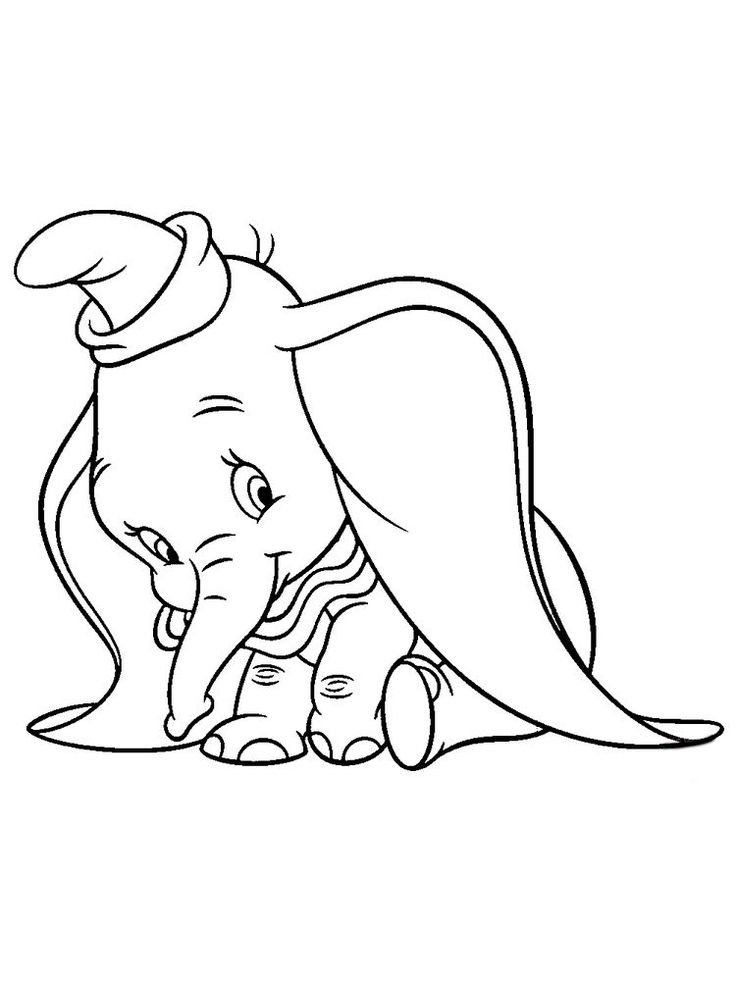 Disegno da colorare: Dumbo (Film animati) #170578 - Pagine da Colorare Stampabili Gratuite