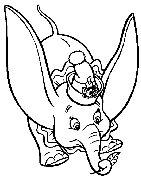 Disegno da colorare: Dumbo (Film animati) #170602 - Pagine da Colorare Stampabili Gratuite