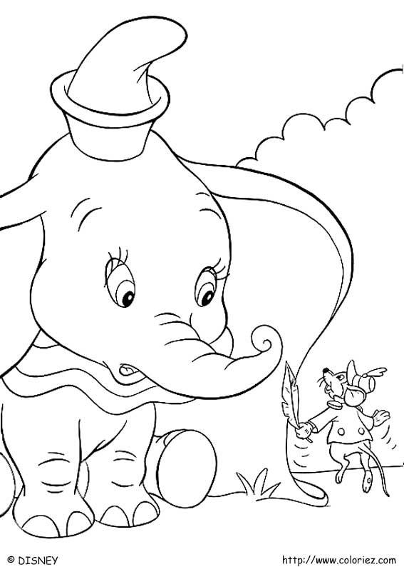 Disegno da colorare: Dumbo (Film animati) #170603 - Pagine da Colorare Stampabili Gratuite