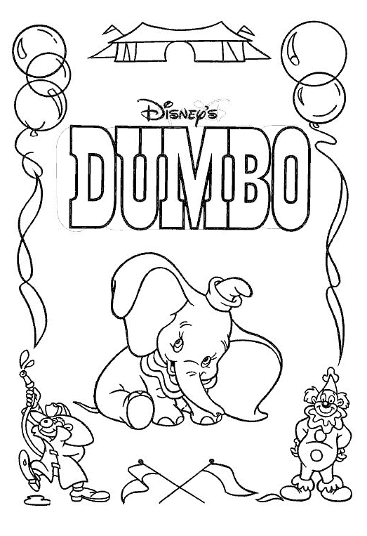 Disegno da colorare: Dumbo (Film animati) #170604 - Pagine da Colorare Stampabili Gratuite