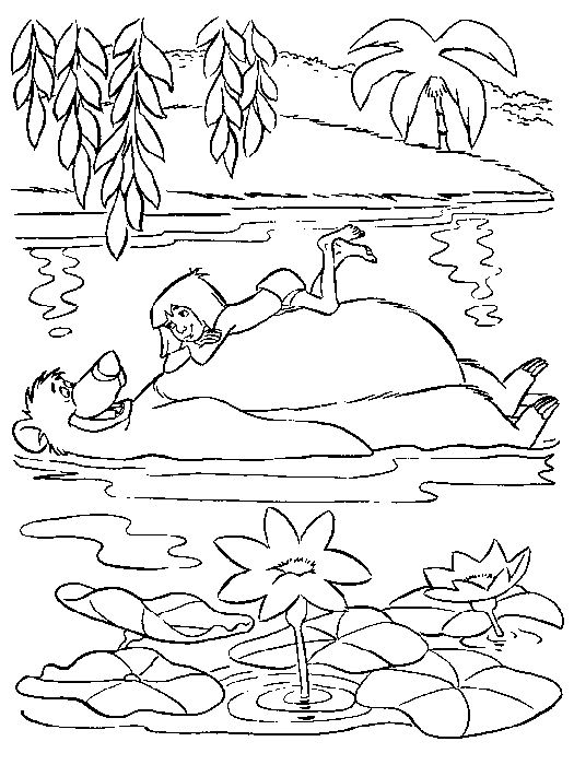 Disegno da colorare: Il libro della giungla (Film animati) #130097 - Pagine da Colorare Stampabili Gratuite