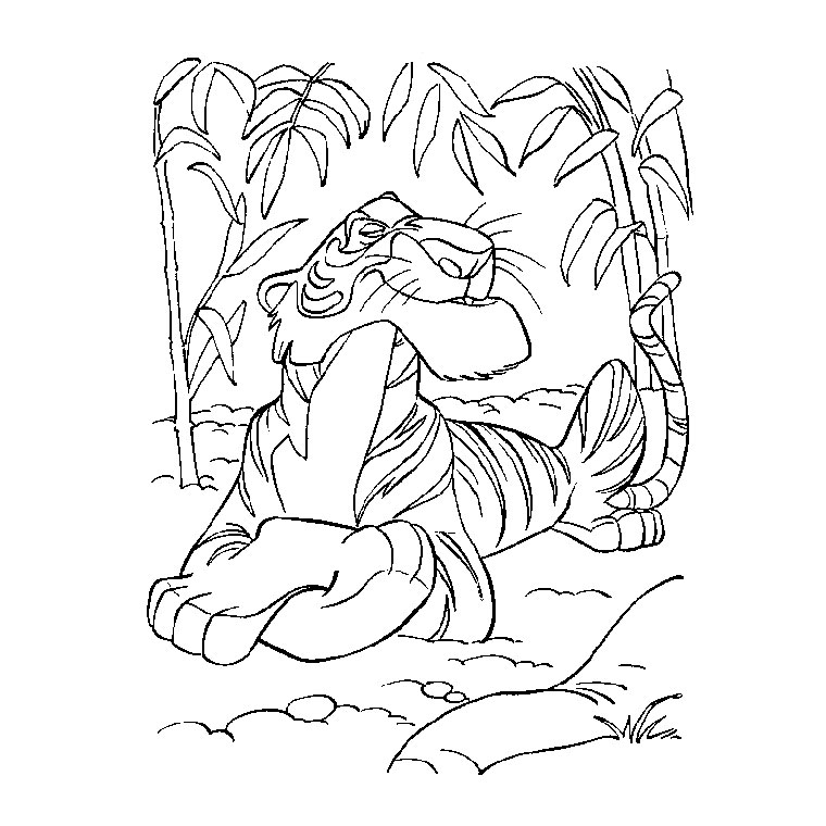 Disegno da colorare: Il libro della giungla (Film animati) #130241 - Pagine da Colorare Stampabili Gratuite