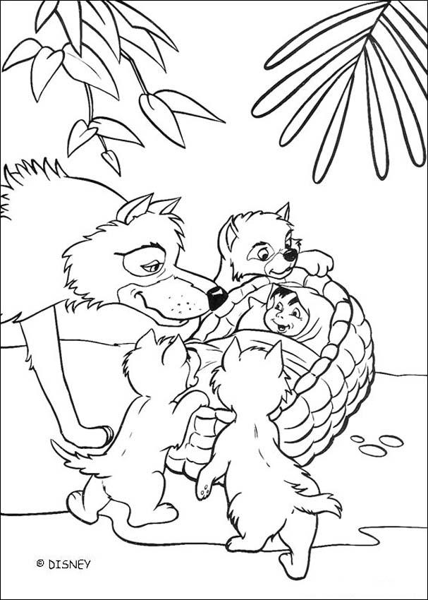 Disegno da colorare: Il libro della giungla (Film animati) #130250 - Pagine da Colorare Stampabili Gratuite