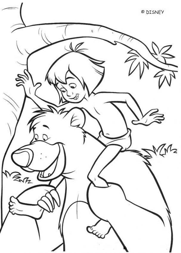 Disegno da colorare: Il libro della giungla (Film animati) #130271 - Pagine da Colorare Stampabili Gratuite