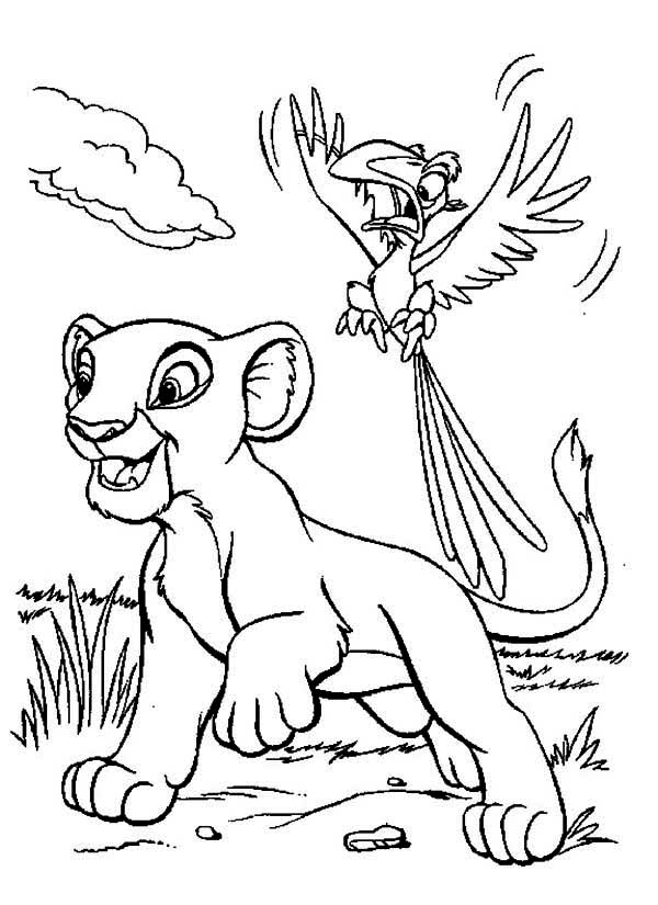 Disegno da colorare: Il Re Leone (Film animati) #74011 - Pagine da Colorare Stampabili Gratuite