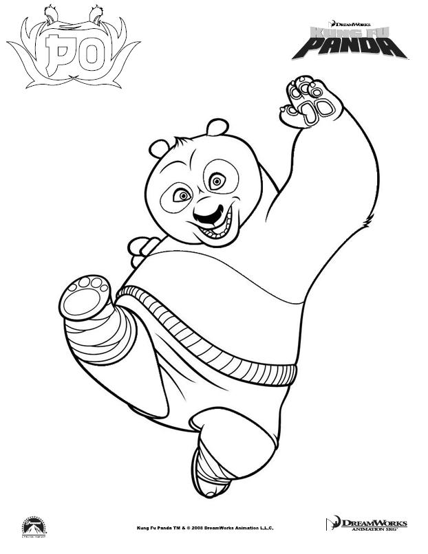 Disegno da colorare: kung fu panda (Film animati) #73338 - Pagine da Colorare Stampabili Gratuite