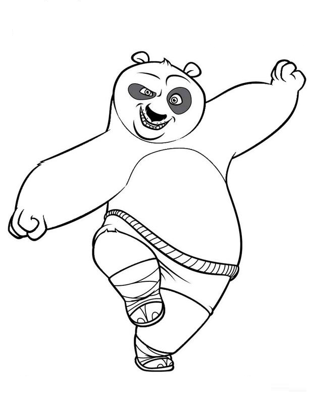 Disegno da colorare: kung fu panda (Film animati) #73339 - Pagine da Colorare Stampabili Gratuite