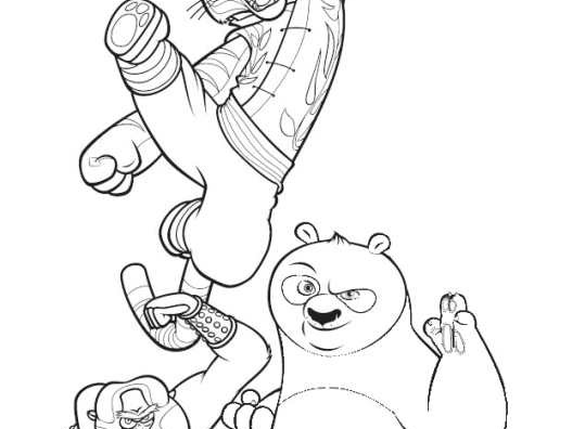 Disegno da colorare: kung fu panda (Film animati) #73469 - Pagine da Colorare Stampabili Gratuite