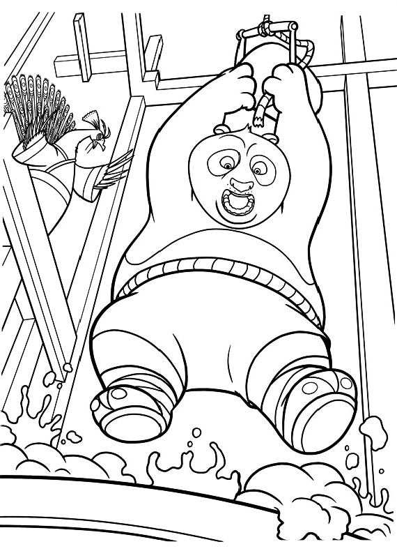 Disegno da colorare: kung fu panda (Film animati) #73489 - Pagine da Colorare Stampabili Gratuite