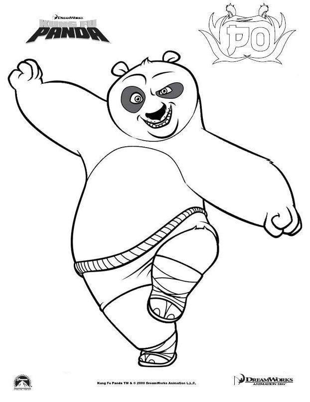 Disegno da colorare: kung fu panda (Film animati) #73519 - Pagine da Colorare Stampabili Gratuite
