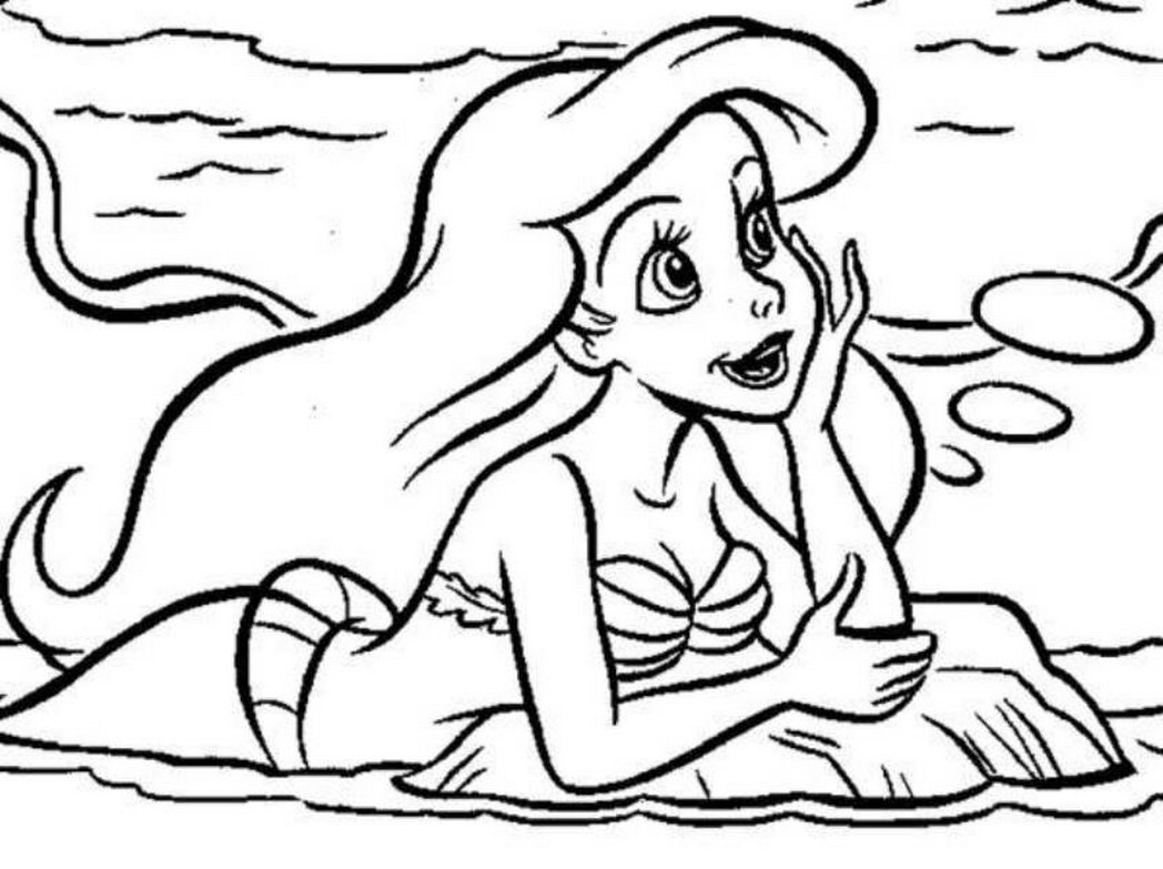Disegno da colorare: La Sirenetta (Film animati) #127491 - Pagine da Colorare Stampabili Gratuite