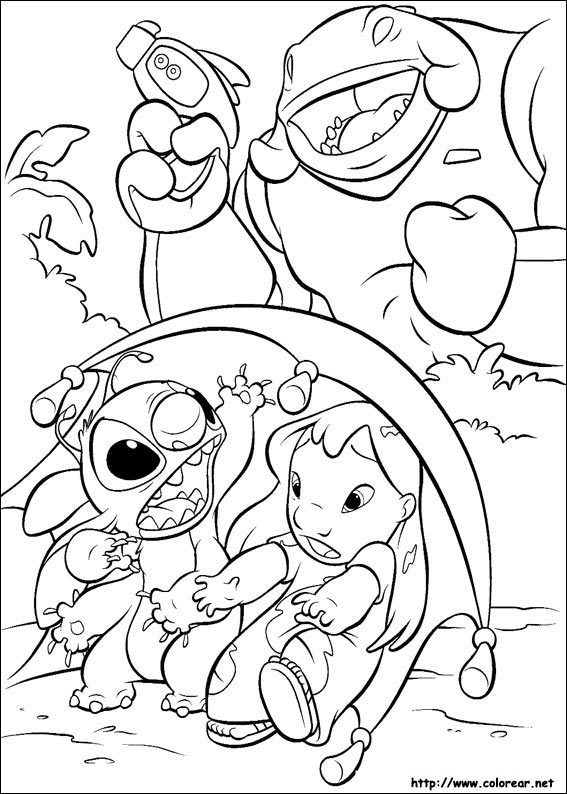 Disegno da colorare: Lillo & Stitch (Film animati) #45078 - Pagine da Colorare Stampabili Gratuite