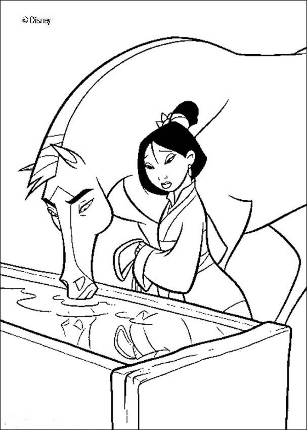 Disegno da colorare: Mulan (Film animati) #133626 - Pagine da Colorare Stampabili Gratuite