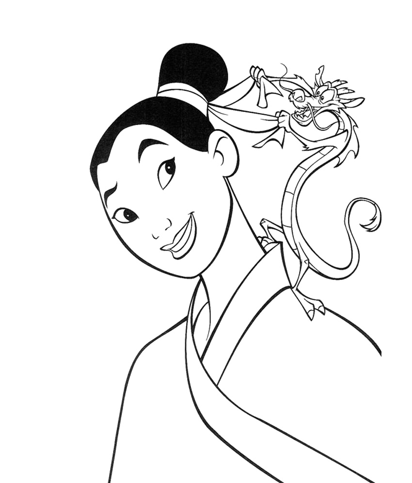 Disegno da colorare: Mulan (Film animati) #133655 - Pagine da Colorare Stampabili Gratuite